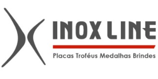 Logomarca de Inox Line - Placas, Troféus, Medalhas e Brindes em Inox