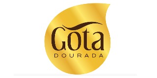 Logomarca de Gota Dourada Cosméticos